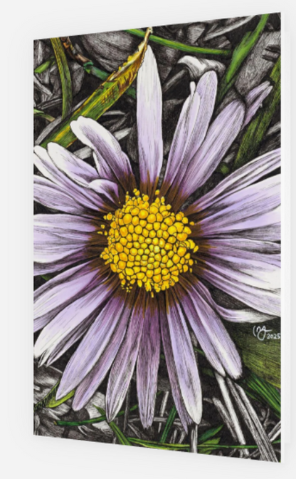 Quiet Edge Art Greeting Card