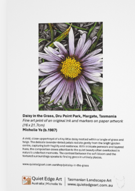 Quiet Edge Art Greeting Card