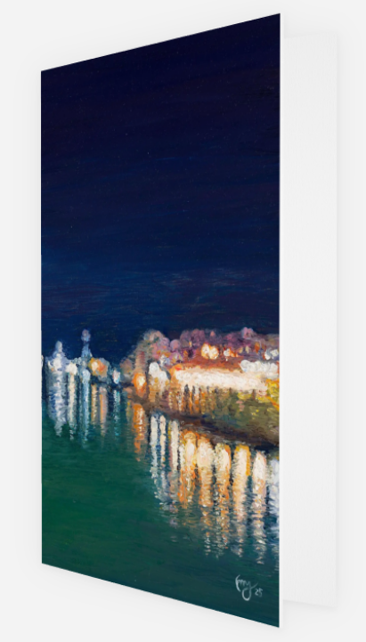 Quiet Edge Art Greeting Card