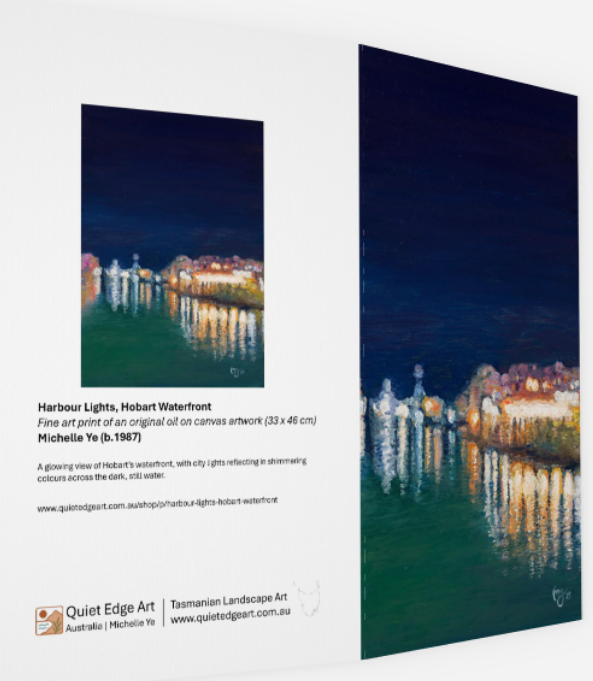 Quiet Edge Art Greeting Card