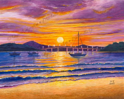 Quiet Edge Art Greeting Card