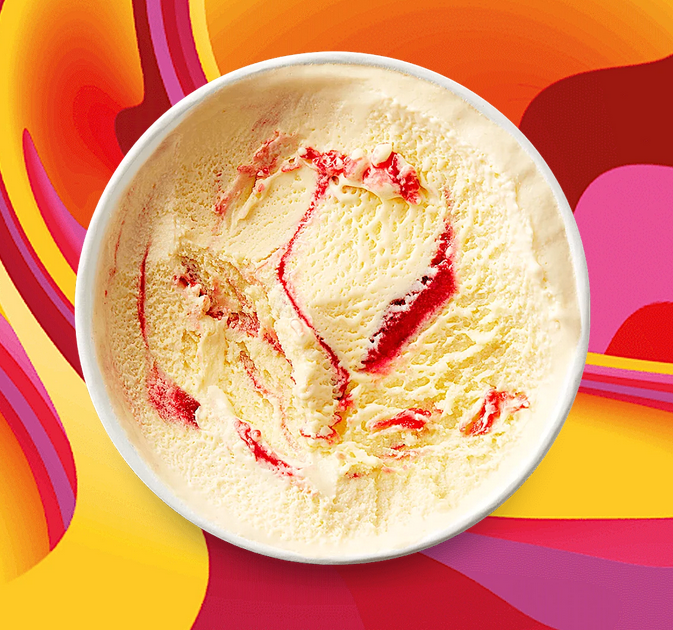 Häagen-Dazs Mango ice cream with raspberry swirl 95ml