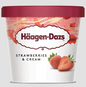 Häagen-Dazs Strawberry ice cream with strawberries 95ml