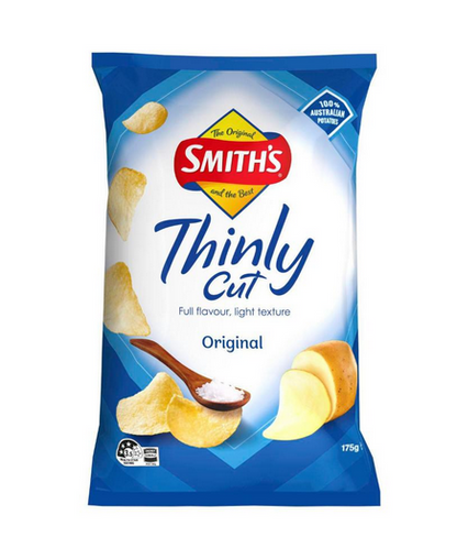 Smith's Thinly Cut Potato Chips Share Pack Original | 175g