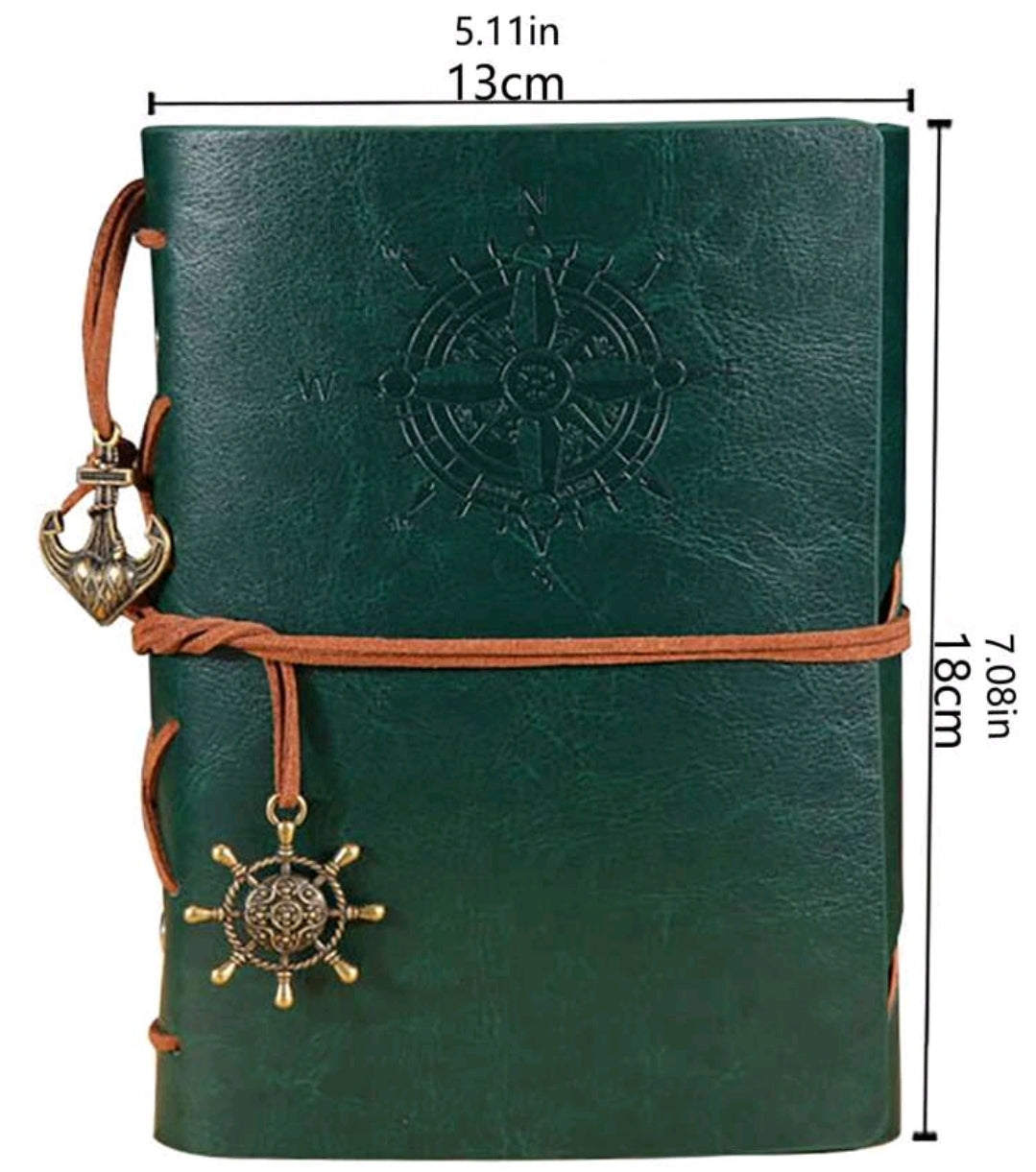 Faux leather cover notebook