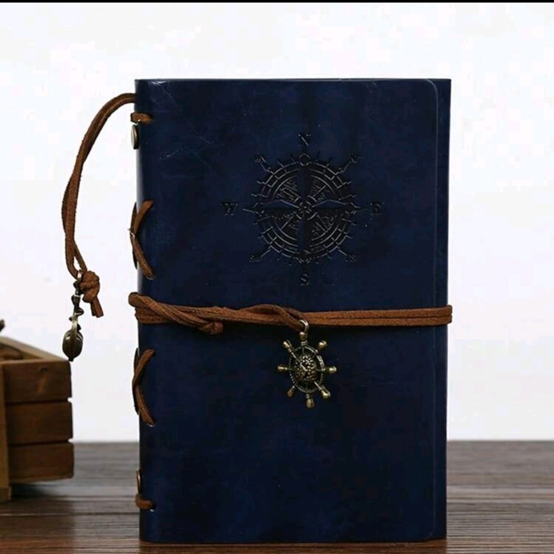 Faux leather cover notebook