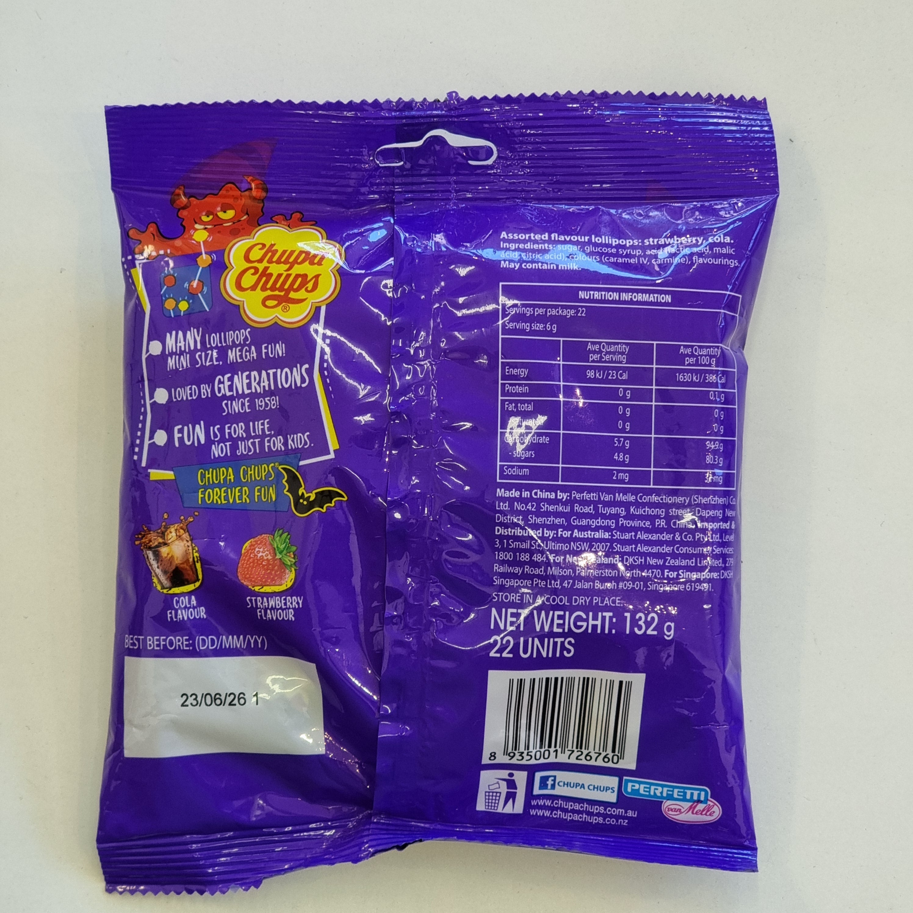 Chupa Chups Meet the Creeps 132g