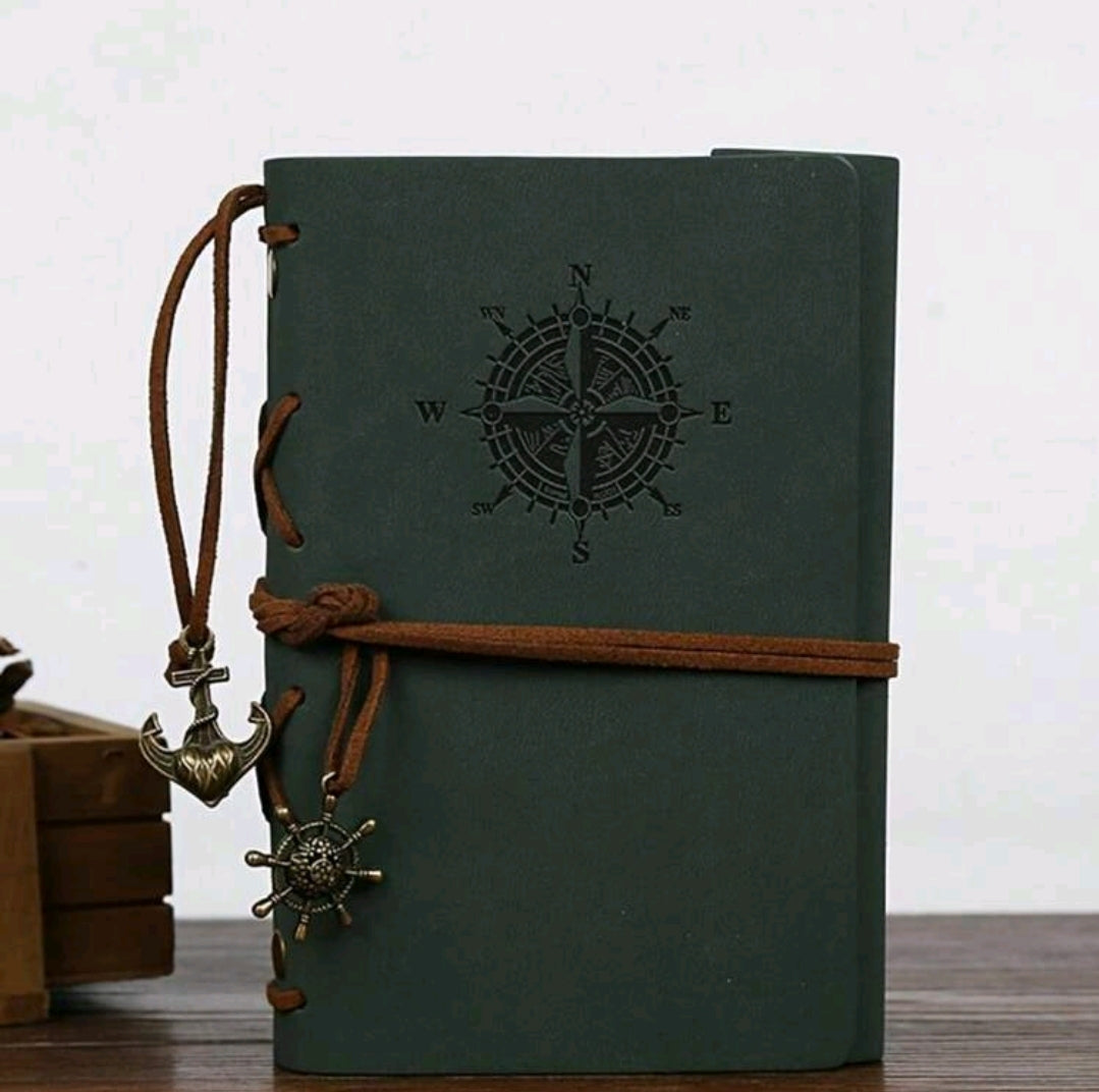 Faux leather cover notebook