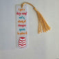 Book Lovers Acrylic Bookmark