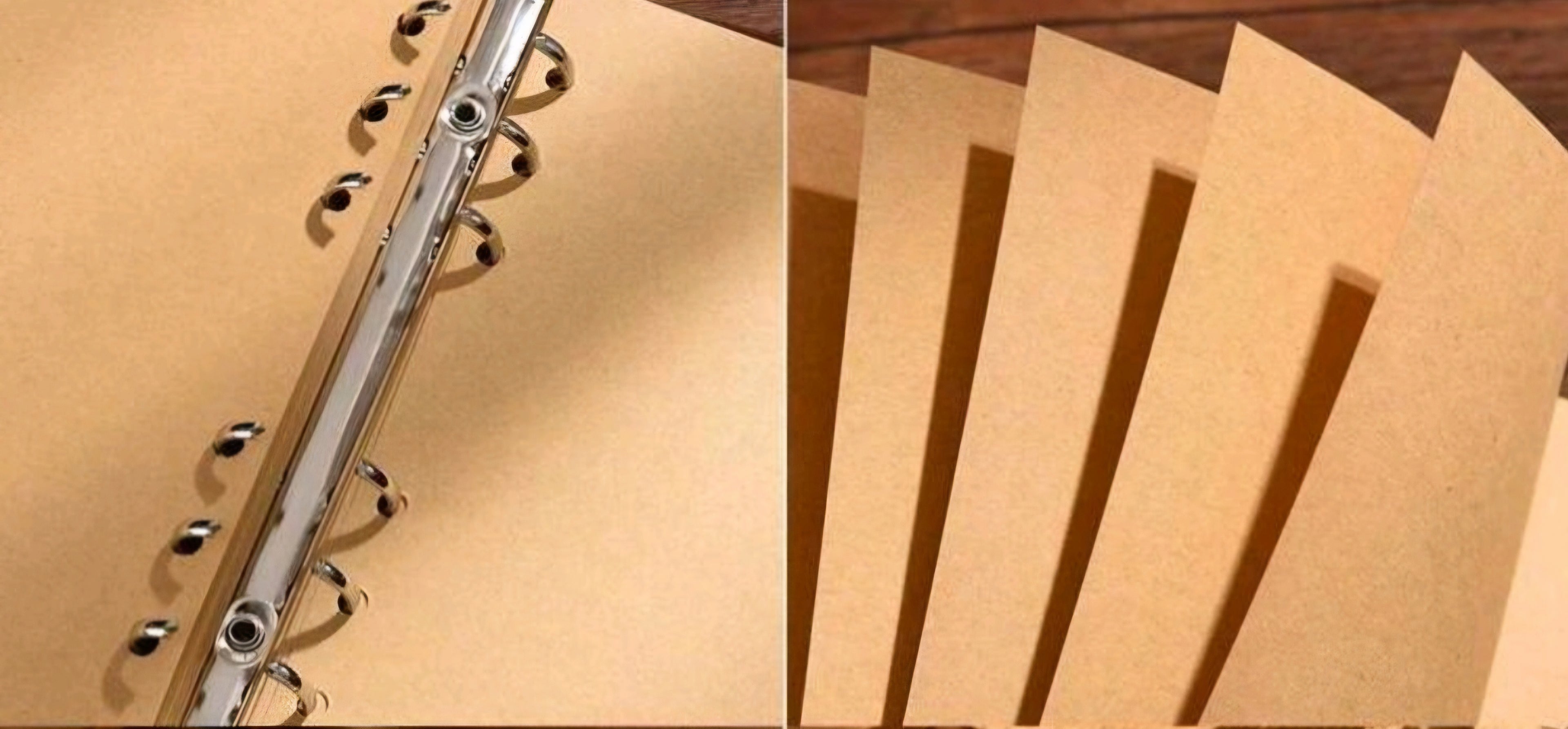 Faux leather cover notebook