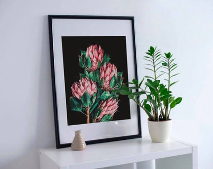 Protea flower fine art print