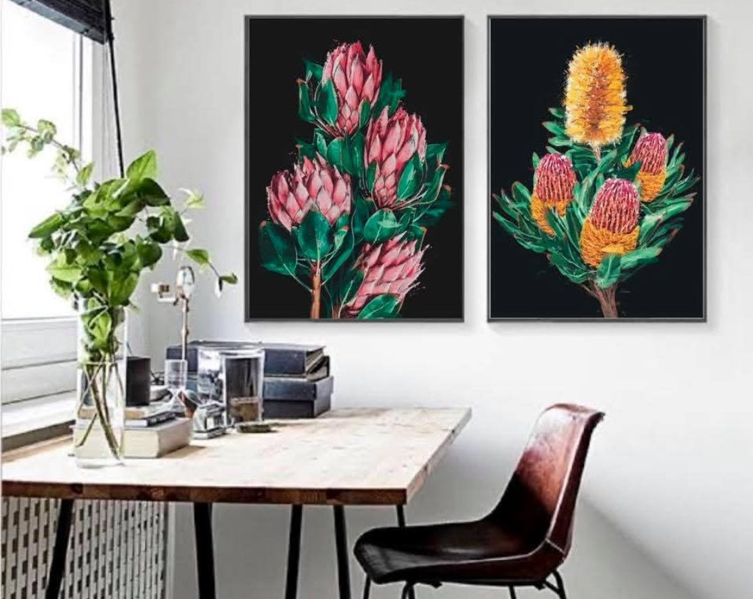 Protea flower fine art print
