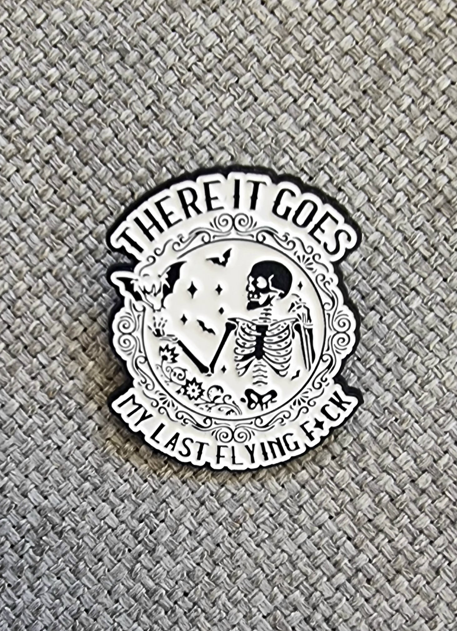 There It Goes, My Last Flying F*ck” Enamel Pin