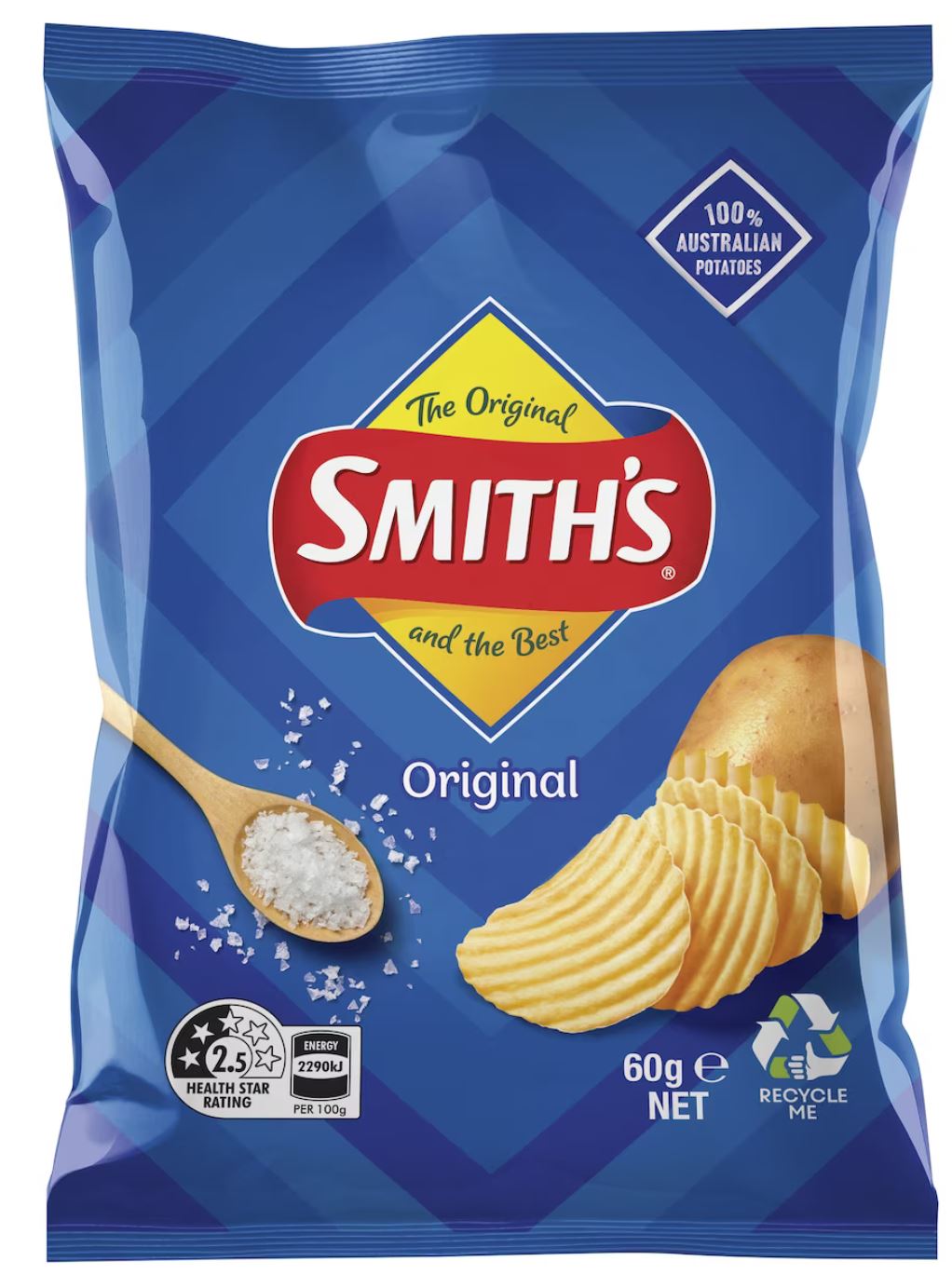 Smith's Crinkle Cut Potato Chips Original 60g