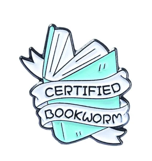 Book Banner pins