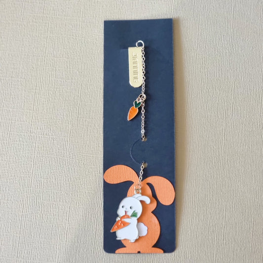 Rabbit holding a carrot Bookmark