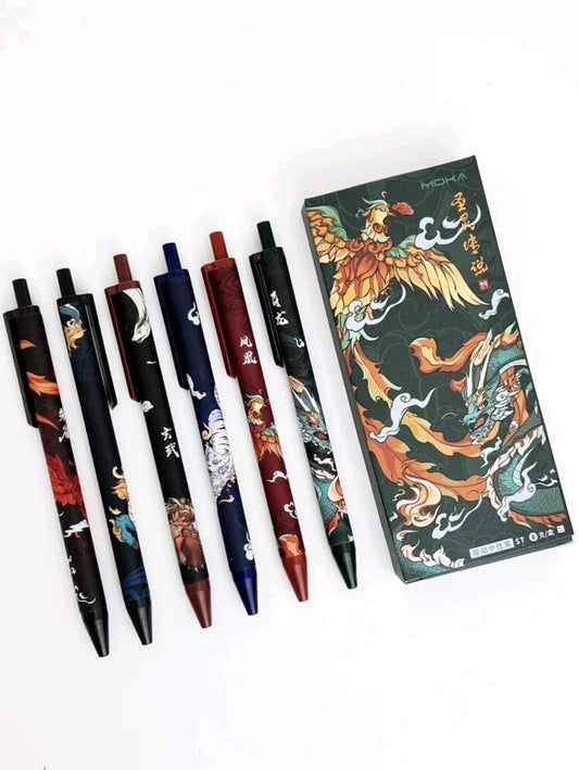 Animal pattern gel pen