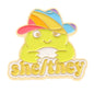 Frog Pronoun Enamel Pin