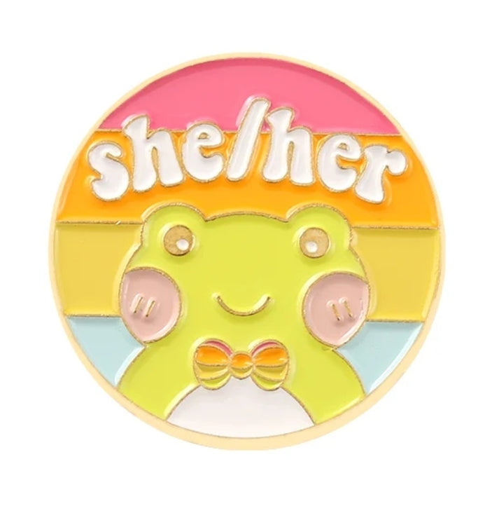 PRONOM Épingle en émail