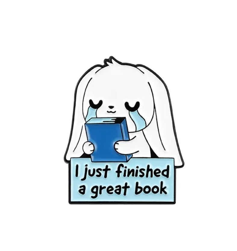 Bookworm Enamel Pins